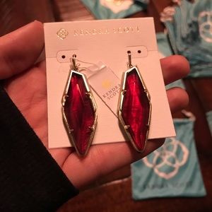 Kendra Scott Bexley Drop - Burgundy Illusion